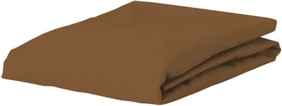 Essenza The Perfect Organic Jersey Hoeslaken Leather brown - 90-100 x 200-220 cm