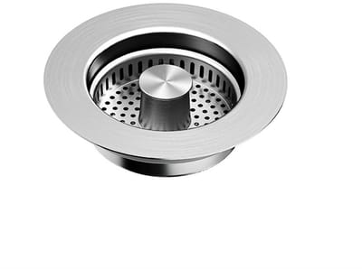 RVS Keukensifon Filter 304 Met Koperen Dop En Stang, Afvalbak Voor Gootsteen, Badkuip En Wasbak