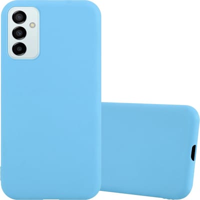 Cadorabo Hoesje geschikt voor Samsung Galaxy M23 5G in CANDY BLAUW - Beschermhoes gemaakt van flexibel TPU silicone Case Cover