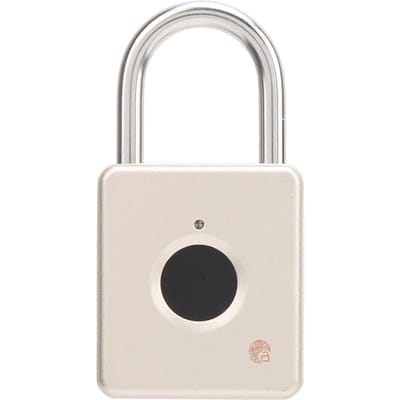Vingerafdruk Hangslot Anti-Diefstal Intelligent Sleutelloos voor Kast Studenten Slaapzaal Magazijn(Blauw ) goud