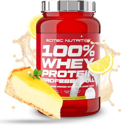 Scitec Nutrition® - 100% Whey Protein Professional (920 gram - Lemon/Cheesecake) - Citroen/Cheesecake - 30 eiwitshakes - Premium proteine poeder - eiwitpoeder met aminozuren