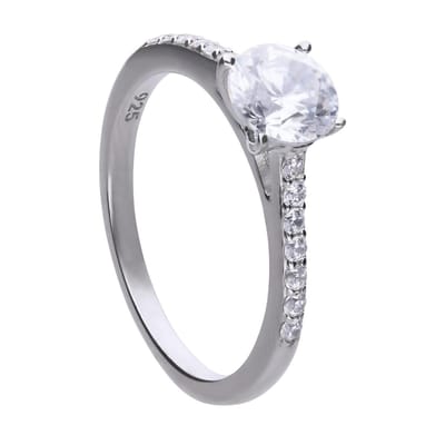 Diamonfire Zilveren Fantasiering Dainty Brilliant Cut 814.0453.18