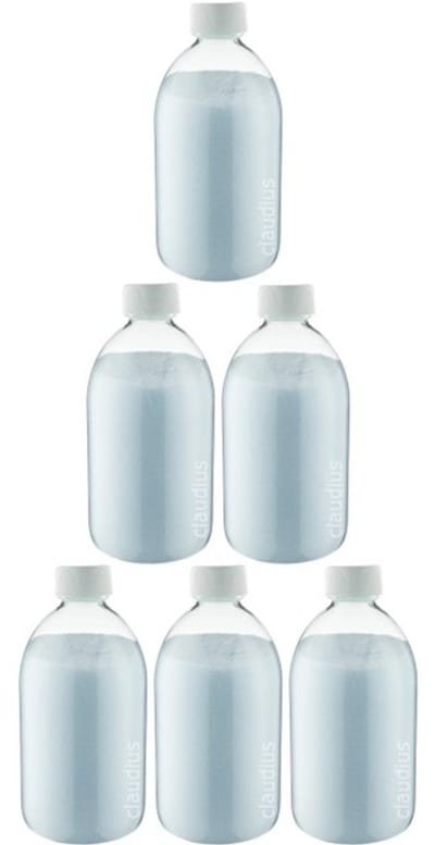 Scrubzout Opium - 650 gram - Fles met witte dop - set van 6 stuks - Hydraterende Lichaamsscrub