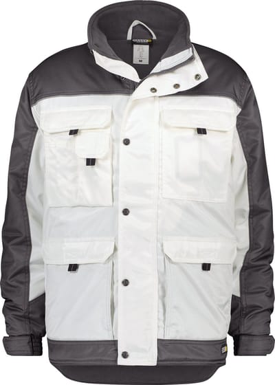Tweekleurige beaver winterjas