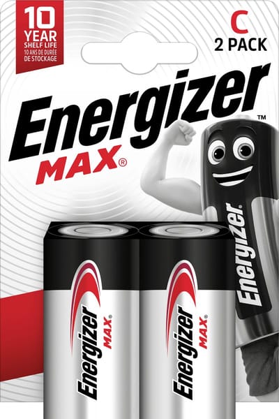 Energizer Alkaline Batterij C 1.5 V Max 2-Blister