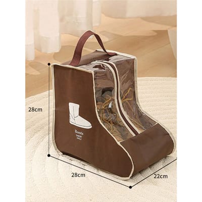 Sac de Rangement pour Bottes, Sac de Rangement pour Bottes Longues et Bottines, Nouveau Sac à Chaussures Transparent Anti-Poussière pour Bottes multicolore