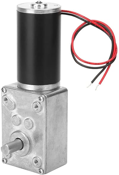 Krachtige 12V Transmissiemotor met Hoge Torsie en Omkeerbare Functie voor Diverse Toepassingen, 8mm As en Permanente Magneet