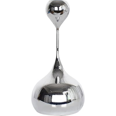Ornement Porte-bougie Acier Inoxydable Porte-bougie Décoration Sculpture de Bureau Ménager gray