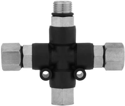 Dailygoods - Duurzaamheid Splitter Spray-connector - Multifunctionele 3-weg Airbrush-adapter - Draagbaar - Mini-luchtcompressor - Geschikt voor Airbru...