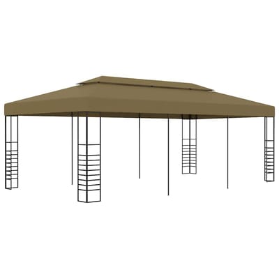 vidaXL - Prieel - 180 - g/m² - 6x3x2,7 - m - taupe