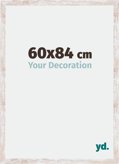 Your Decoration - Fotolijst 60x84 cm - MDF - White Wash - Catania