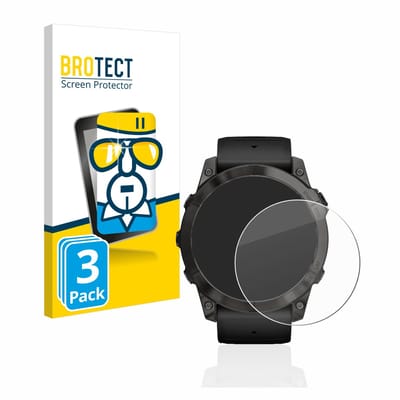 BROTECT - Glas Screenprotector voor Garmin Epix Pro (Gen 2) (51 mm) - Gehard Beschermglas 9H 3 Stuks