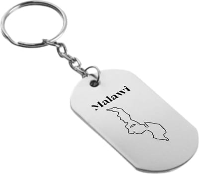 Akyol - Malawi Sleutelhanger - Malawi - Toeristen - Must go - Malawi travel guide - Accessoires - Cadeau - Gift - Geschenk - 2,5 x 2,5 CM