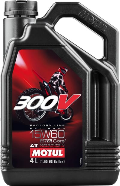 Motul 300V Factory Line Off Road 4T 15W60 - 4L