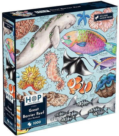 House of Puzzles puzzel Great Barrier Reef 1000 stukjes oceaan.