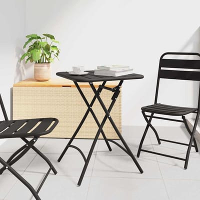 vidaXL Bistrotafel Antraciet 55 x 55 x 72,5 cm Poedercoating staal