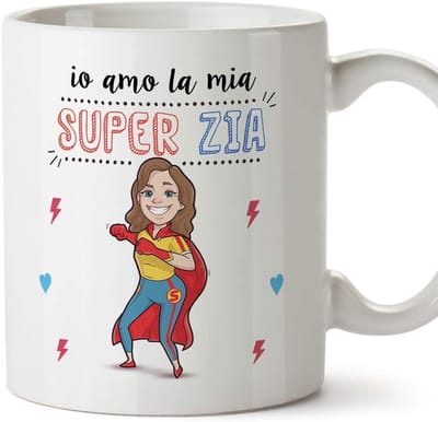 Koffiemok met Italiaanse Tekst Cadeau Idee