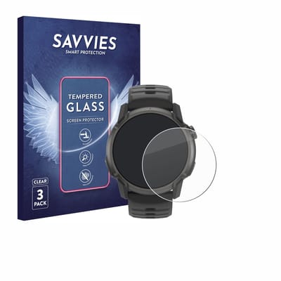 Savvies - Glas Screenprotector voor Coros Apex 4 (42 mm) - Gehard Beschermglas 9H 3 Stuks
