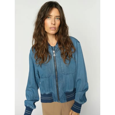 Mos Mosh 176620 405 mosmosh mmcate onyx jacket light blue denim