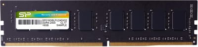 Silicon Power - Desktopgeheugen - DDR4 - 16GB - 2400MHz - CL17 - UDIMM - SP016GBLFU240X02