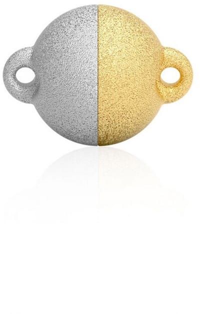 Luna-Pearls - 667.0708 - Sieradensluiting - Dames - 925er Zilver ve Roségouduld - 8mm
