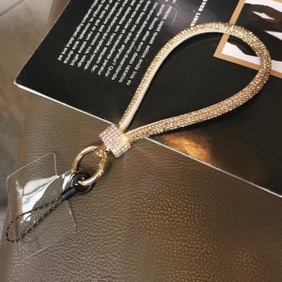 Mobiele Telefoon Lanyard Luxe Strass Lanyard Polsketting High-end Korte Met Diamanten Ingezette Armband Antiverlies Versterkte Lanyard