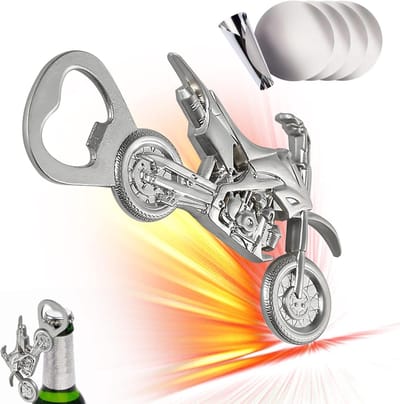 Vintage kurkentrekker voor wijn met 5 planken, metalen design, perfect als cadeau voor mannen en bierliefhebbers