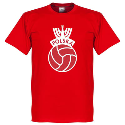Polen Vintage Logo T-Shirt - Rood - M