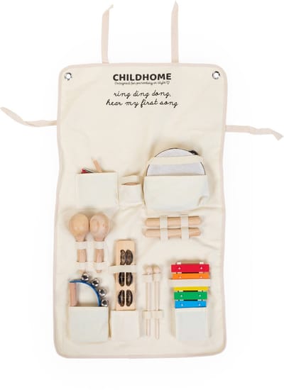Childhome - Muziekinstrumenten Set - Inclusief Organizer - Educatief & Speels - 8 Stuks