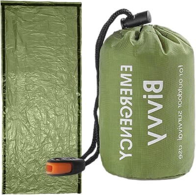 Camping Slaapzak - Outdoor Deken - Kamperen en Overleven - Waterdicht en Warmtebehoud - 210 x 90 cm - Oranje