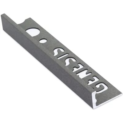 Genesis Hoekprofiel - Aluminium Grijs - 12x12mm 2,7m