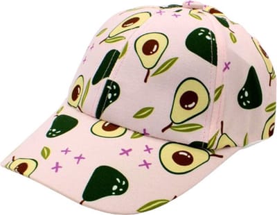 Kinderpet - Lichtroze met Avocados - Verstelbaar Gesp Metaal-49cm