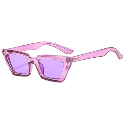 Lunettes de soleil œil de chat modernes de haute qualité pour femmes et hommes Design angulaire chic Style rétro Lunettes tendance pour protection solaire tendance&