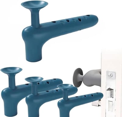 4stuks- Deurklink bescherming - deurbuffer- Groen -Voor Binnen En Buiten- Muurbeschermer-voor deurklinkbescherming en bescherming tegen muren- voor Kindveiligheid en Bescherming-Siliconen