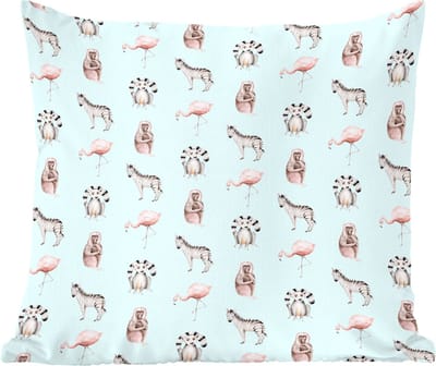 Sierkussens - Kussentjes Woonkamer - 60x60 cm - Wilde dieren - Pastel - Patroon