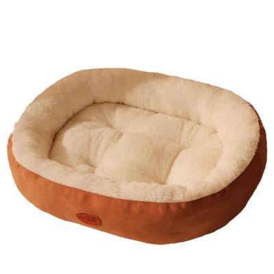 Chenil pour chien Chien d'hiver chaud Chenil pour chat Sommeil d'hiver avec Tapis universel quatre saisons amovible et lavable pour chien Lit pour animal de compagnie XL 90*66*25