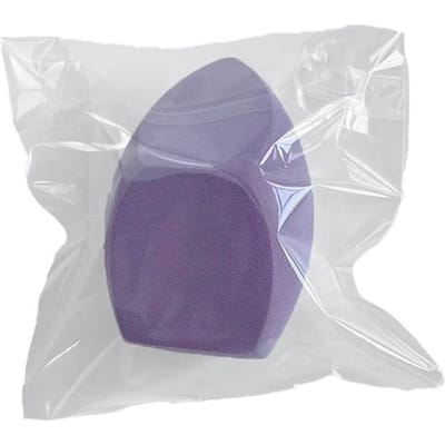 Éponge de maquillage de grande taille, bouffante de fond de teint, cosmétique, poudre lisse, correcteur, mélangeur de beauté violet