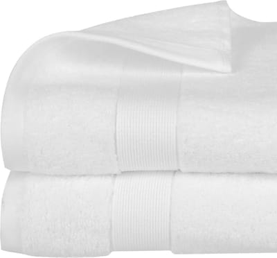 Atmosphera Badhanddoek Towelmaster - ivoor wit - luxe - 70 x 130 cm - katoen - 450 grams - badkamer handdoek