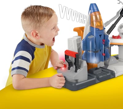 Fisher-Price Imaginext Disney and Pixar Lightyear Lift & Launch Star Command, AA, Kunststof