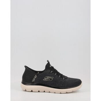 Skechers Slip-ins: Summits Key Pace heren sneakers zwart wit - Maat 41 - Extra comfort - Memory Foam