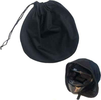 Helmtas - Lichtgewicht stofdichte opbergtas - Helmhoes - Motorhelmtas - Fietssporttas - Opbergtas met trekkoord - 43 x 46 cm