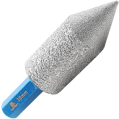 SnelShoppen - Diamond Bevel Boor 0-20 mm, Vingerfrees, Vergroten Bestaande Gaten Porselein, Keramiek, Tegels, Marmer, Graniet, 6-delige Hex Shank Set