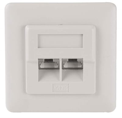 Cat 5e modulaire wandcontactdoos