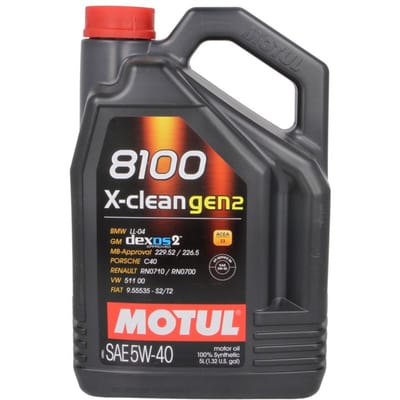 Motorolie MOTUL 109762 8100 X-Clean GEN2 5W40 5L