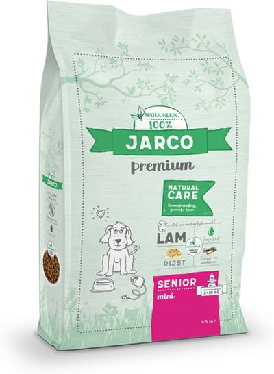 Jarco Dog Natural Mini Senior - Hondenvoer - Lam 1.75 kg 2-10kg Mini