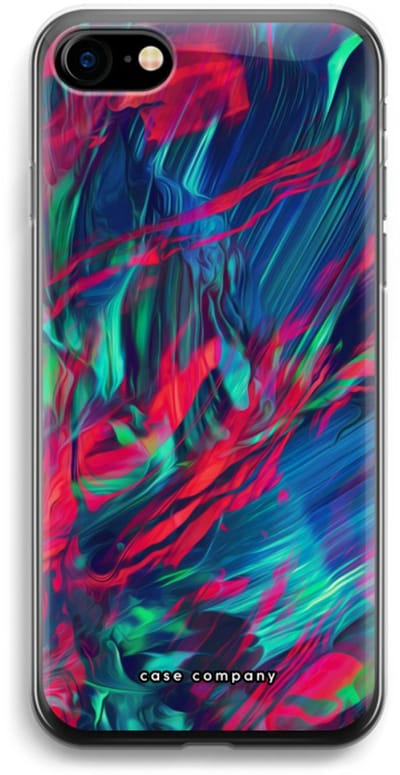 Case Company® - Hoesje geschikt voor iPhone SE 2020 hoesje - Pilgrims Of The Sea - Soft Cover Telefoonhoesje - Bescherming aan alle Kanten en Schermrand