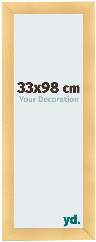 Your Decoration - Fotolijst 33x98 cm - MDF - Goud Mat - Pisa
