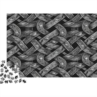 Houten Puzzel - Legpuzzel Volwassenen - Ontspanning en Plezier - Unieke Vormen - 75 x 50 cm - Gekleurd