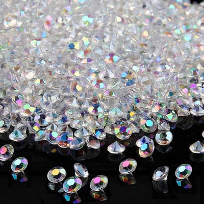Dailygoods - 1000 Stuks Diamant Decoratie - 8 mm Acryl Kristallen voor Feestdecoratie