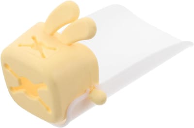 Kraanverlenger Konijn - Kraanverlenger Kinderen - Handen Wassen - Vergroot Bereik - 11.5 x 6.9 x 6 cm - Geel